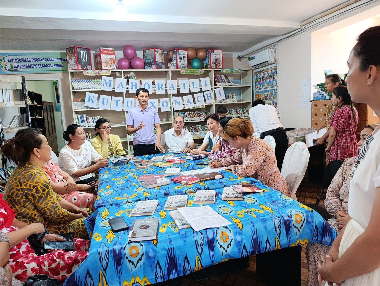 "Zamonaviy kutubxonachi qanday bo'lishi kerak?" mavzusida mahorat darsi